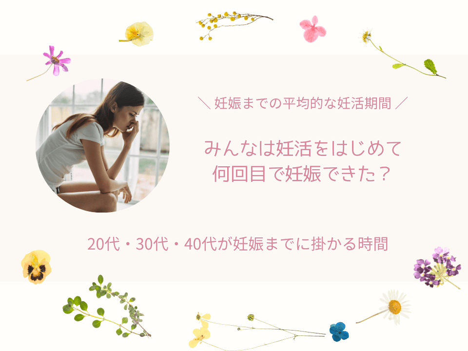 妊活何回目で妊娠できた